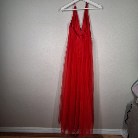 Women dresses Uptown American Red Maxi Size S - Picture 4 of 7